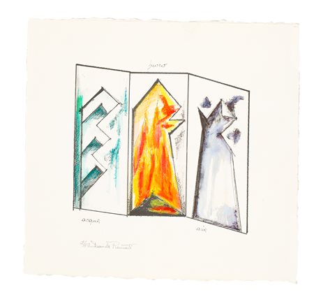 DANIELA RANCATI (1951) - Acqua - Fuoco - Aria