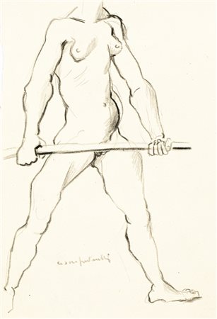 CESARE PEVERELLI (1922-2000) - Senza Titolo