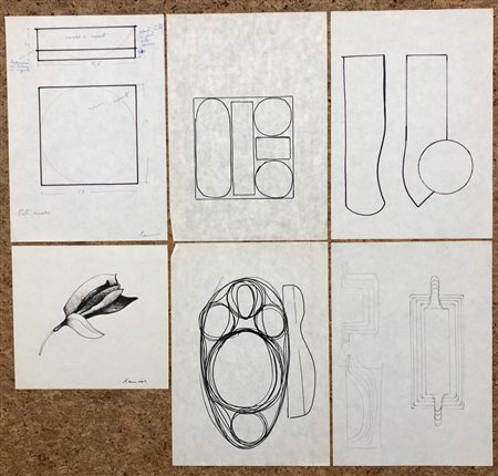 CARLO RAMOUS (1926-2003) - Senza Titolo