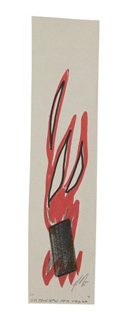 SERGIO DANGELO (1932) - Un pensiero per Verga (Pierantonio)