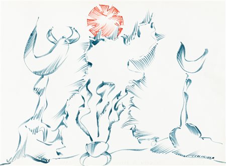 SERGIO DANGELO (1932) - Prima di Natale, 1986