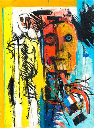 DARIO MELLONE (1929-2000) - Figure, 1990
