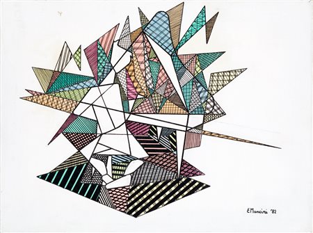 E. MANCINI - Senza Titolo, 1982