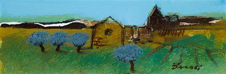 MANLIO BACOSI (1921-1998) - Paesaggio Umbri, 1987
