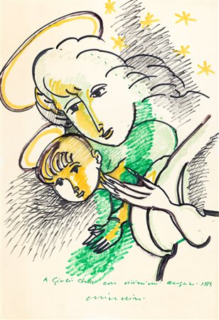 REMO BRINDISI (1918-1996) - Senza Titolo, 1984
