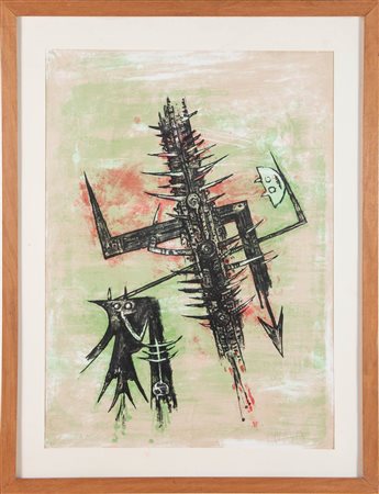 Wifredo Lam (Sagua la Grande 1902 - Parigi 1982), “Omaggio a Picasso”, 1973.