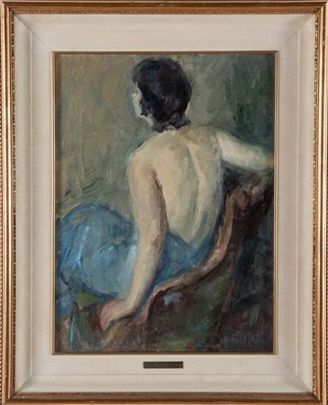 Gino Marzocchi (Molinella 1895 - Bologna 1981), “Figura femminile”, 1956.