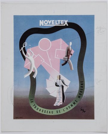 Severo Pozzati detto Sepo (Comacchio 1895 - Bologna 1983), “Noveltex”.