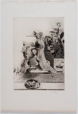 Graham Vivian Sutherland (Londra 1903 - Mentone 1980), “Senza titolo”.