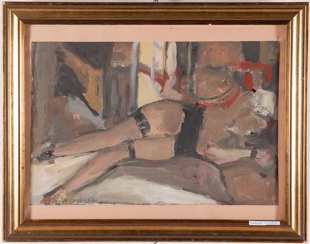 Carlo Corsi (Nizza 1879 - Bologna 1966), “Nudo”, Anni ‘50.