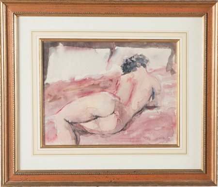 Giovanni Majoli (Ravenna 1893 - Milano 1988), attribuito a, “Nudo di donna”.