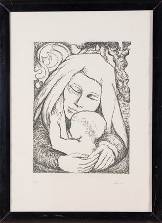 Carlo Levi (Torino 1902 - Roma 1975), “Maternità”.