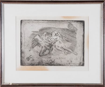 Giovanni Romagnoli (Faenza 1893 - Bologna 1976), “Il Tempo rapisce la Bellezza”.