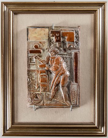 Angelo Biancini (Castel Bolognese 1911 - 1988), “Atterzzi del Muratore”, 1993.