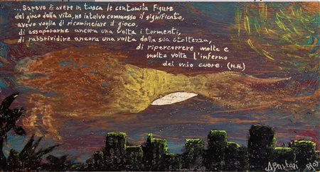 Alessandro "Bax" Bastari (Bologna 1974), “Il lupo della steppa urbana”, 2003.