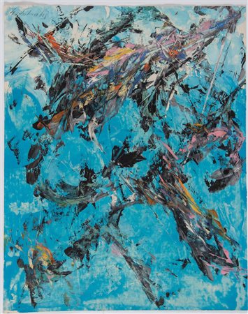 Luciano Fiannacca (Genova 1951), “Composizione”, 1989.