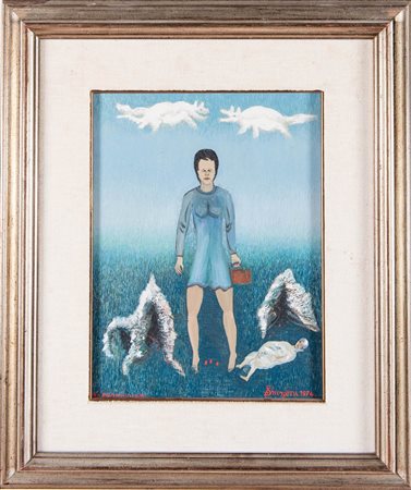 Mato Skurjeni (Croazia 1898 - 1990), “Na Promisljanju”, 1974.