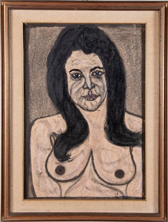 Pietro Ghizzardi (Viadana 1906 - Boretto 1986), “Nudo femminile”.