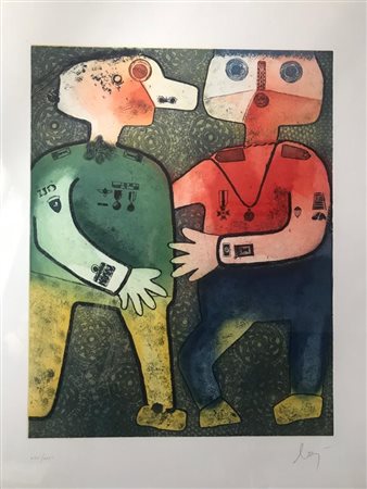 Enrico Baj “Top secret” 1971