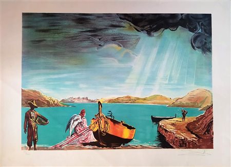 Salvador Dalì “L’angelo di Port Lligat” 1952
