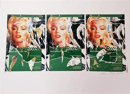 Mimmo Rotella “Omaggio a Marilyn”