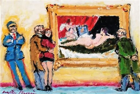 Walter Piacesi “Visita al museo” 2016