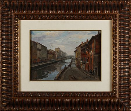 KALCHSCHMIDT EMILIO (1902 - 1983) - Il Naviglio.
