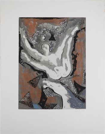 MARINI MARINO (1901 - 1980) - Giocoliere e cavallo.