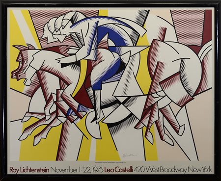 LICHTENSTEIN ROY (1923 - 1997) - The Red Horseman.