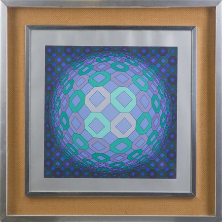 VASARELY VICTOR (1906 - 1997) - Senza titolo.
