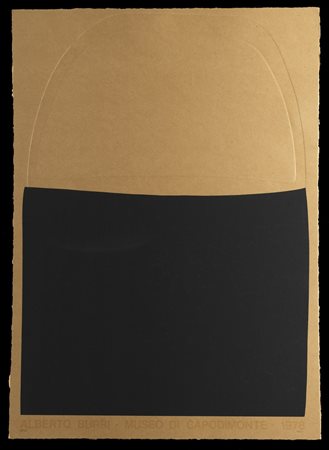 BURRI ALBERTO (1915 - 1995) - Senza titolo.