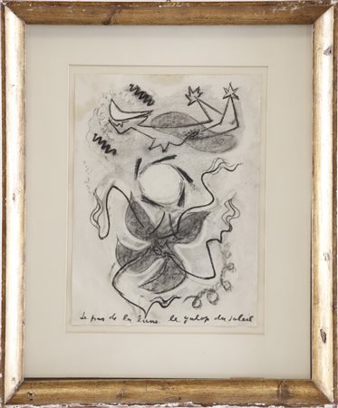 MASSON ANDRE' (1896 - 1987) - Le pas de la lune-le galope du soleil.