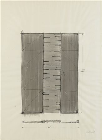 UNCINI GIUSEPPE (1929 - 2008) - Senza titolo.