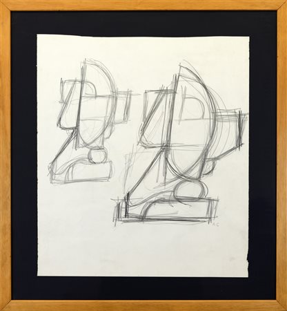 CASCELLA ANDREA (1920 - 1990) - Senza titolo.