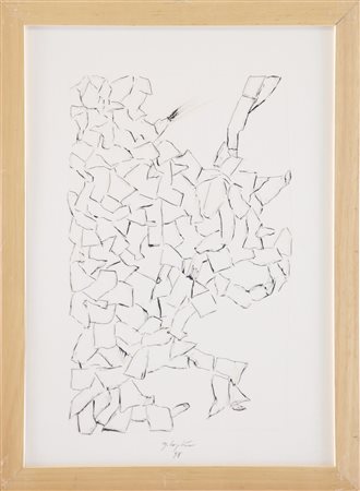 LA PIETRA UGO (n. 1938) - Senza titolo.