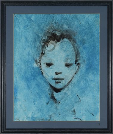 COLOMBOTTO ROSSO ENRICO (n. 1925) - Volto.