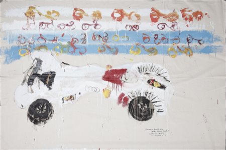 BENEDETTI CORCOS GIANCARLO (n. 1954) - Evviva Salvatore Scarpitta! bici e prototipo.