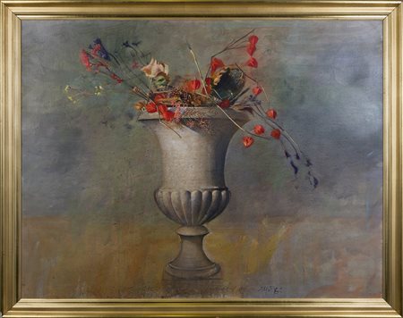 MADIAI MARIO (n. 1944) - Fiori e foglie.