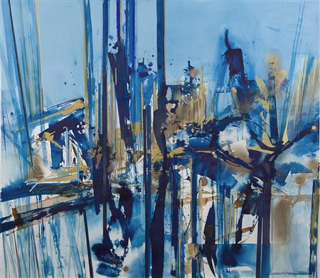 DONATELLI ROBERTO (n. 1953) - Blue equation.