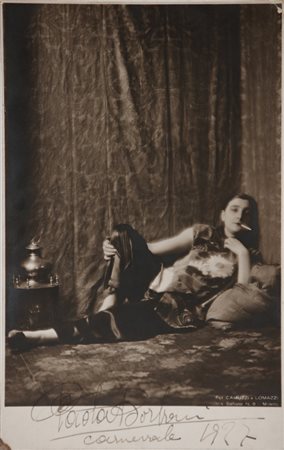  CAMUZZI (1893 - 1964) & LOMAZZI - Paola Borboni - carnevale 1927.