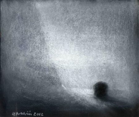 UBALDO BARTOLINI Terra di cassel, 2012 Guache su cartoncino cm 27x32