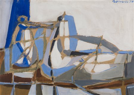 SERGIO ROMITI
Natura morta in azzurro, 1950
