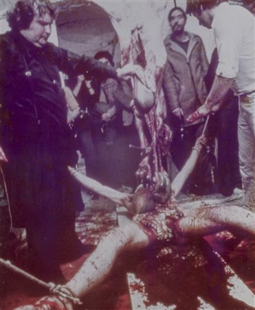 HERMANN NITSCH  
Senza titolo, 1976