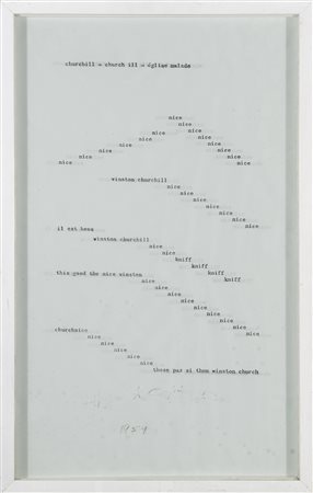 HENRI CHOPIN  
Senza titolo