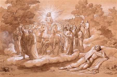 Filippo Bigioli (San Severino Marche 1798-Roma 1878)  - Il Trionfo d’Amore