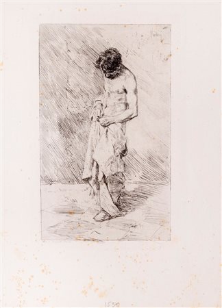 Mariano  Fortuny I Marsal (Reus 1838-Roma 1874)  - Un pouilleux, 1875