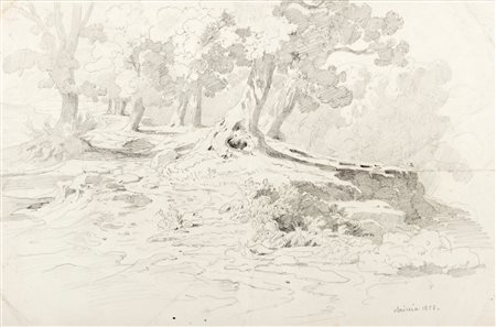 Johann Jakob Frey (Basilea 1813-Frascati 1865)  - Lotto di tre disegni