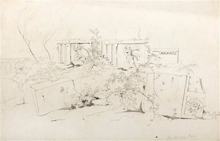 Johann Jakob Frey (Basilea 1813-Frascati 1865)  - "Pesto", 1839