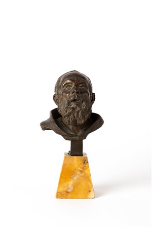 Domenico Jollo (Napoli 1866-1938)  - Monaco con la barba