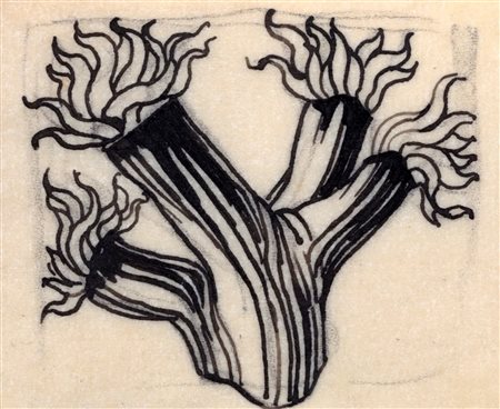 Duilio Cambellotti (Roma 1876-1960)  - Il ceppo incendiario, About 1930